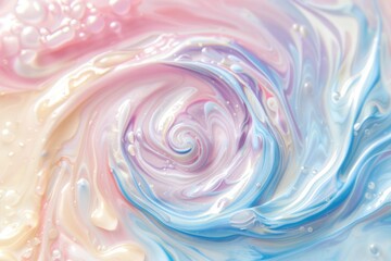 Poster - Close up of swirling paint, great for artistic projects