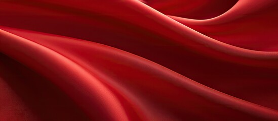 Poster - The red sport fabric texture can be seen in this copy space image