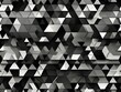 © Meer - Vector geometric seamless technology gray and black triangle background. Abstract digital grid light pattern black Polygon Mosaic triangle Background, business and corporate background.  generative ai