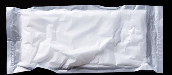 Poster - Top view of wet wipes isolated on a white background in a copy space image