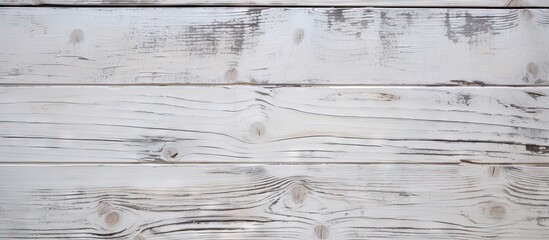 Aufkleber - A copy space image of a vintage white wooden texture background