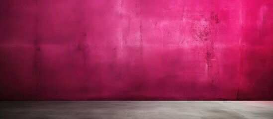 Poster - magenta colored wall texture background with textures of different shades of red. copy space availab