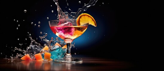 Aufkleber - cocktail. copy space available