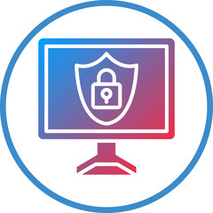 Poster - Vector Design Cyber Security Icon Style