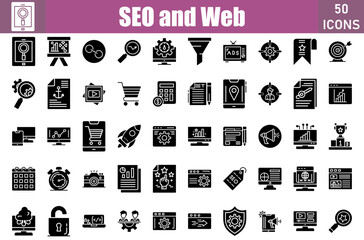 Sticker - SEO And Web Icons Set. Editable Stroke. Pixel Perfect