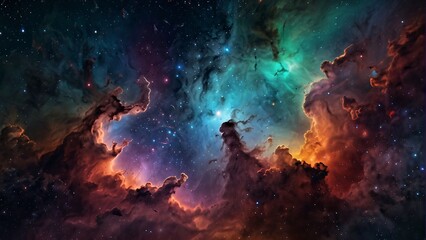 Wall Mural - space galaxy cloud nebula. stary night cosmos. universe science astronomy. supernova background