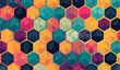 © Thuan - a colorful hexagonal pattern with many different colors