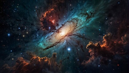 Wall Mural - space galaxy cloud nebula. stary night cosmos. universe science astronomy. supernova background
