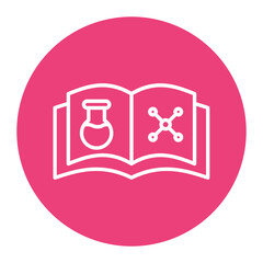 Poster - Chemistry vector icon. Can be used for Online Education iconset.