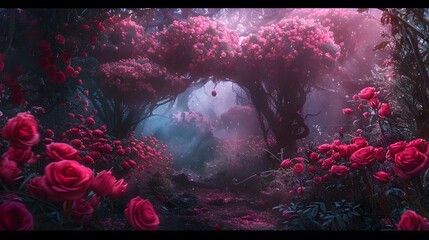 Alice in wonderland background