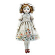 © Chanon - Delicate porcelain doll isolated on transparent background