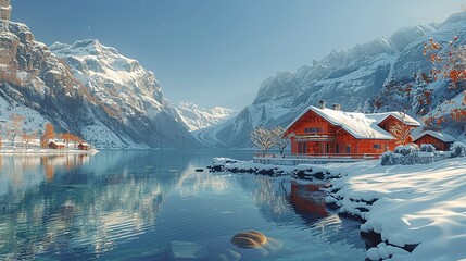 Wall Mural - global warming, loss of glacial water sources, stories of communities dependent on glacial meltwater