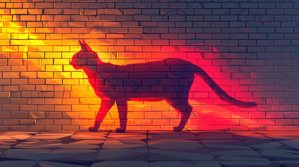 Wall Mural - horse on the roof