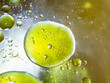 © ADDICTIVE STOCK - Abstract oil bubbles in water with a touch of green