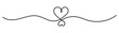© medelwardi - Single line art drawing of couple heart love