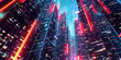 © Lila Patel - Neon Dreams and Digital Dusk: A Cyberpunk Metropolis Aglow