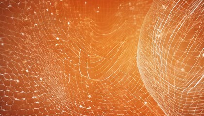 Wall Mural - 'Layout Mesh Business | Design Circles Shapes Orange Background Your EPS10 3D Lines Abstract'