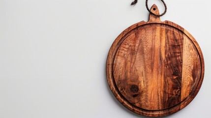 an empty chopping board on a kitchen countertop, evoking a sense of culinary inspiration and possibility.