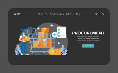 Poster - Marketing and sales concept. Flat vector illustration.