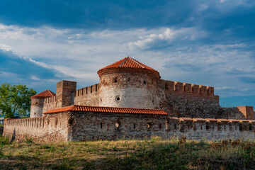 Wall Mural - Majestic historical Fetislam fortress under the clear blue skies in Serbia