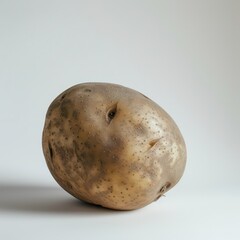 Wall Mural - a potato on a soft background, very realist, professional and good lighting