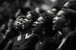 © Adnan Bukhari - The collective voice of a choir singing freedom songs at a Juneteenth community event