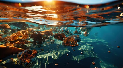 Wall Mural - splash in the pool