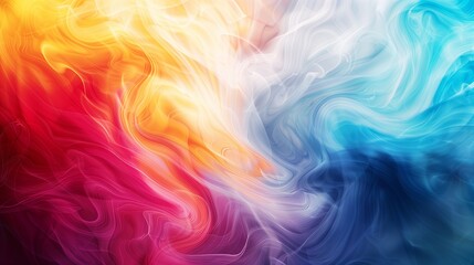 Poster - Vivid swirling colors for vibrant art projects and displays.
