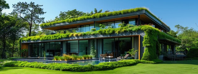 Wall Mural - Green Energy Certification: Certification for buildings using renewable energy.