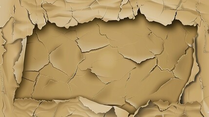 Poster - Abstract golden geometric landscape - luxurious array of golden polygonal shapes on a textured surface