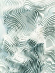 Poster - organic lines as abstract wallpaper background design