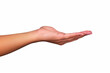 © Cla78 - female hand with palm facing up, isolated on a white background