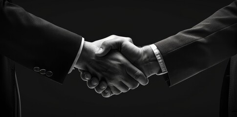 handshake business conclusion of a deal agreement