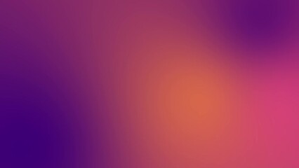 Wall Mural - purple, orange and pink gradient. warm color gradient loopable background animation. high quality 4k