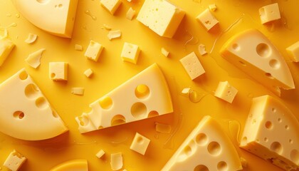 Cheese as seen from an angle
