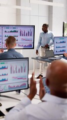 Poster - KPI Dashboard Graph Presentation In Classroom