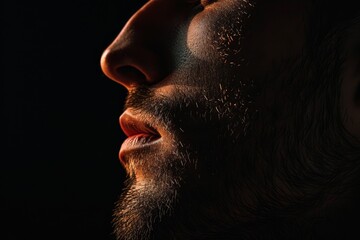 Aufkleber - A dark brown gradient blends to form a soft, smooth textured background