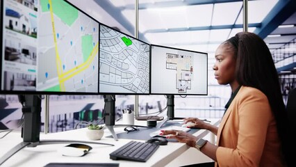 Poster - Cadastre Map Plan