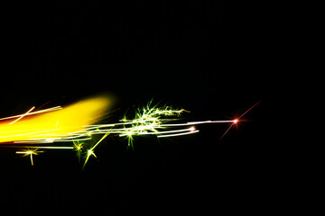 Wall Mural - close up of burning fire crackers candle