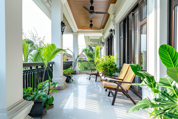 Poster - a spacious balcony attached to each room, providing guests with a private outdoor space to enjoy sce