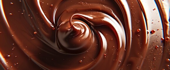 Abstract Background World Chocolate Day, Chocolate Swirl Dynamics, World Chocolate Day Background