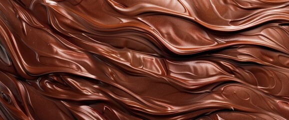 Abstract Background World Chocolate Day, Chocolate Wave Patterns, World Chocolate Day Background