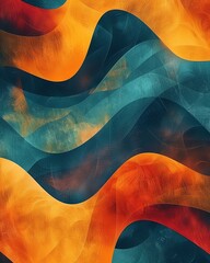 Wall Mural - colorful abstract geometric background