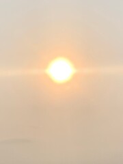 Wall Mural - The beauty of the sun in the sky that shines brightly