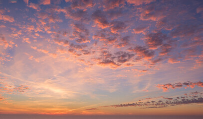 beautiful dramatic scenic after sunset sky background after sunset