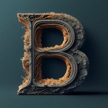3d rendered illustration of Alphabetic Letter 