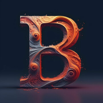 3d rendered illustration of Alphabetic Letter 