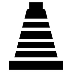 Sticker - traffic cone icon