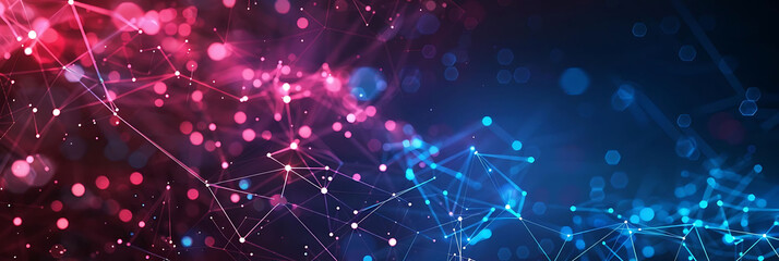 abstract data background with digital flow and connections