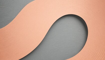 Poster - Minimalist Composition with Geometric Curves and Lines